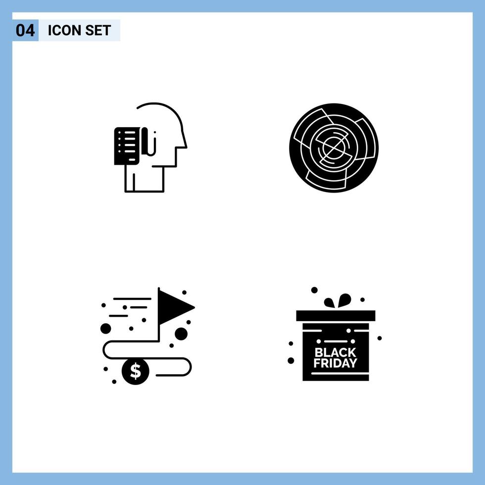User Interface Solid Glyph Pack of modern Signs and Symbols of human labyrinth schedule business maze Editable Vector Design Elements