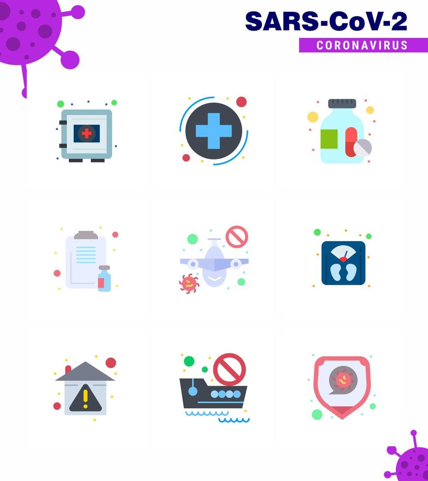 COVID19 corona virus contamination prevention Blue icon 25 pack such as  plane report sign medical clipboard viral coronavirus 2019nov disease Vector Design Elements