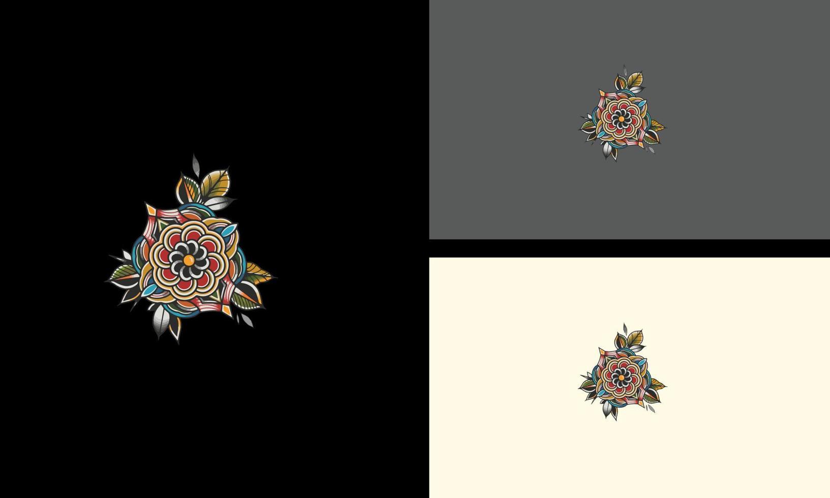flowers vector illustration flat design