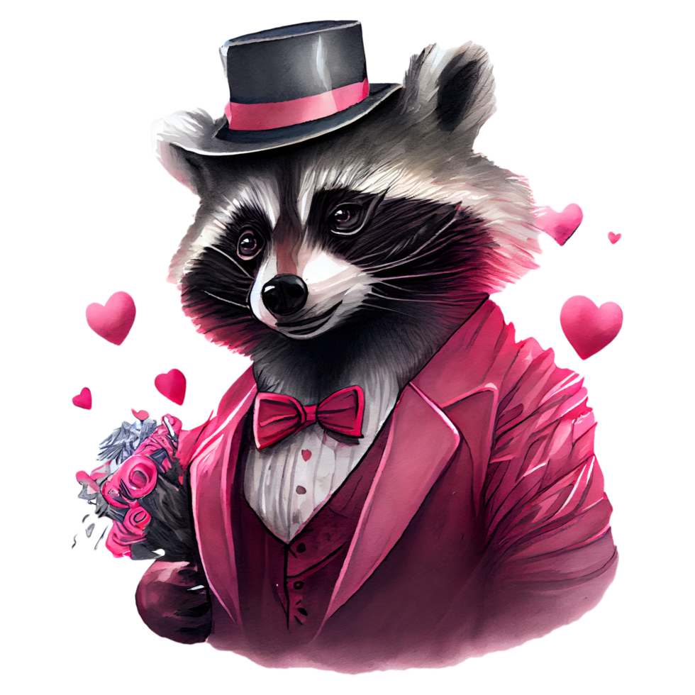 Free Gangster Animals Valentine Day design t shirts 17865100 PNG with  Transparent Background