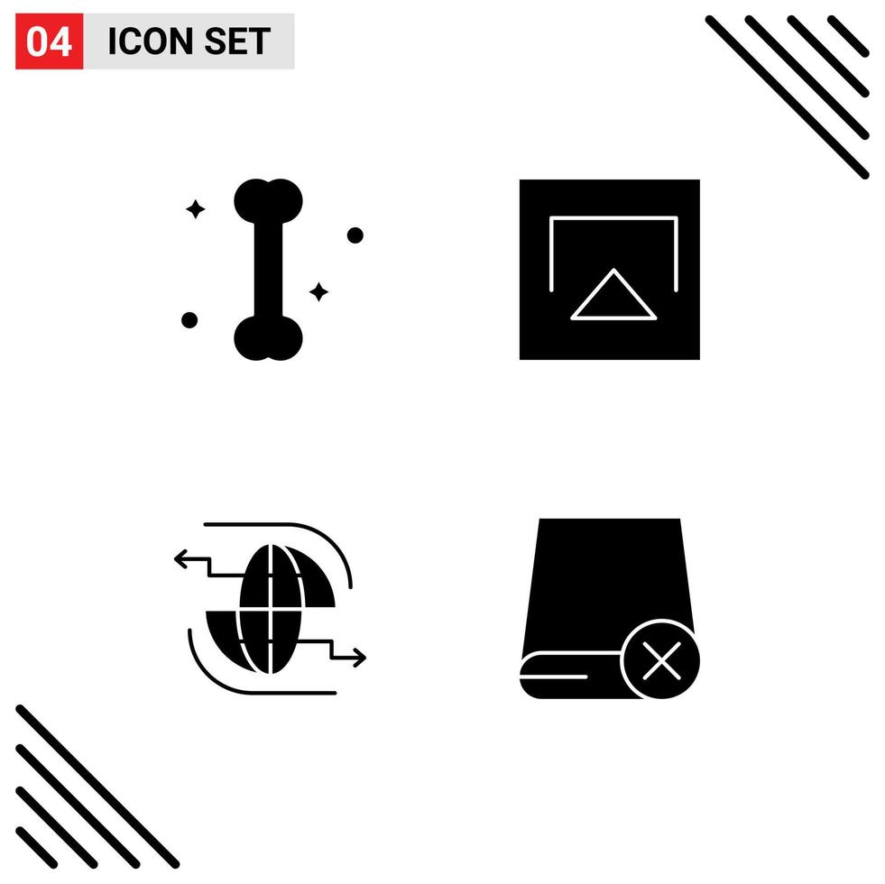 Universal Icon Symbols Group of Modern Solid Glyphs of medical communication air connect computers Editable Vector Design Elements