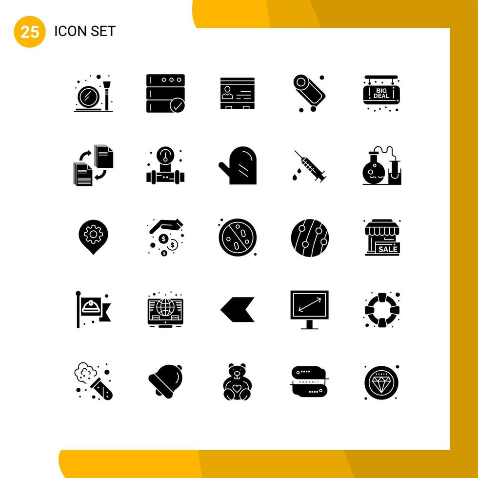 Pictogram Set of 25 Simple Solid Glyphs of soap bath business bathroom people Editable Vector Design Elements