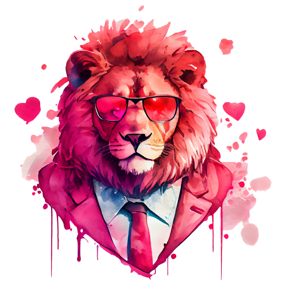 Free Gangster Animals Valentine Day design t shirts 17870103 PNG with  Transparent Background