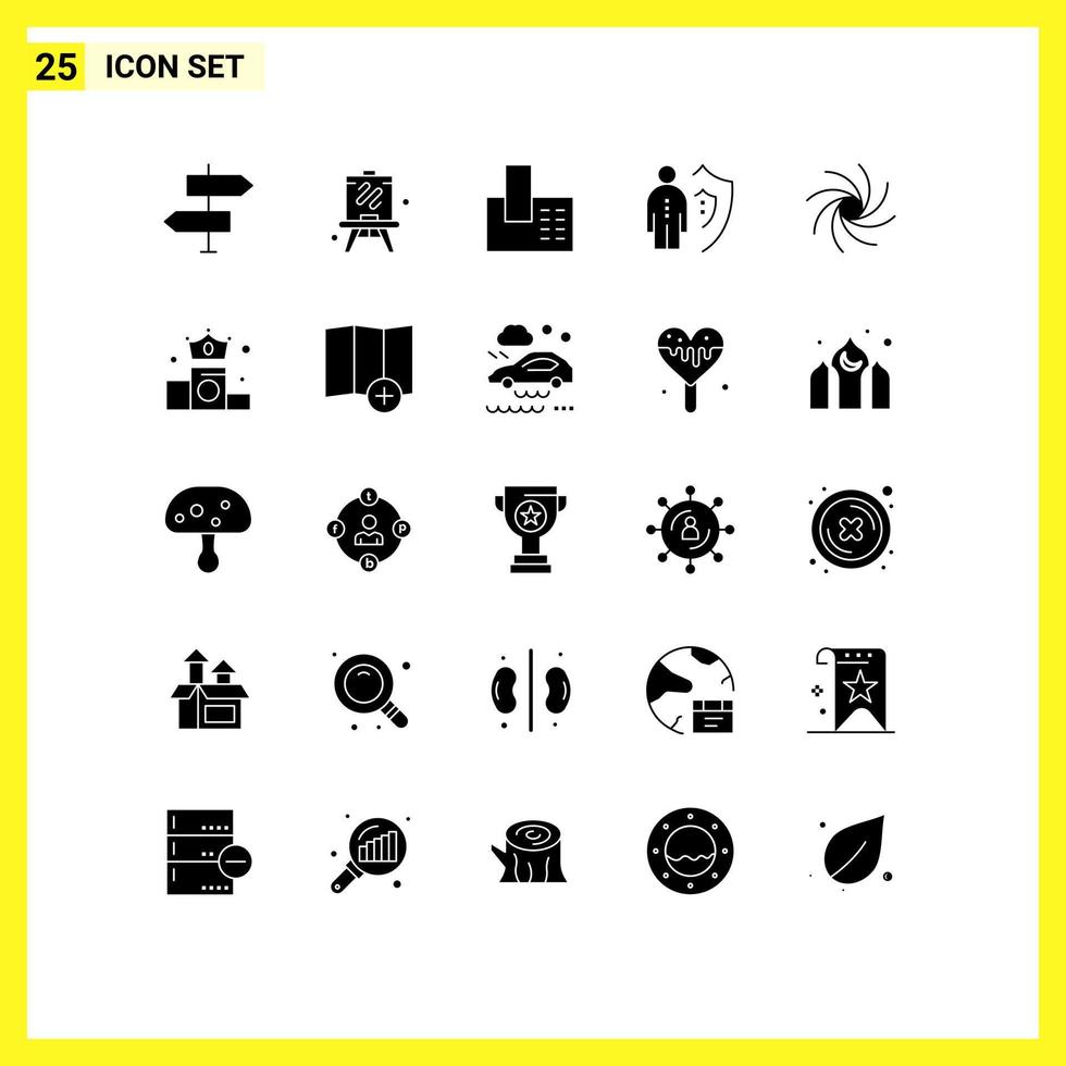 Set of 25 Modern UI Icons Symbols Signs for galaxy person appliances man insurance Editable Vector Design Elements