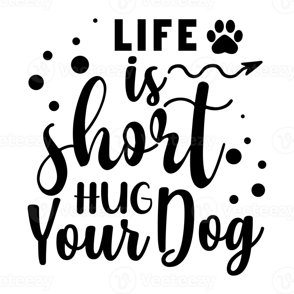 Free Dog quotes design t shirt print 17876717 PNG with Transparent