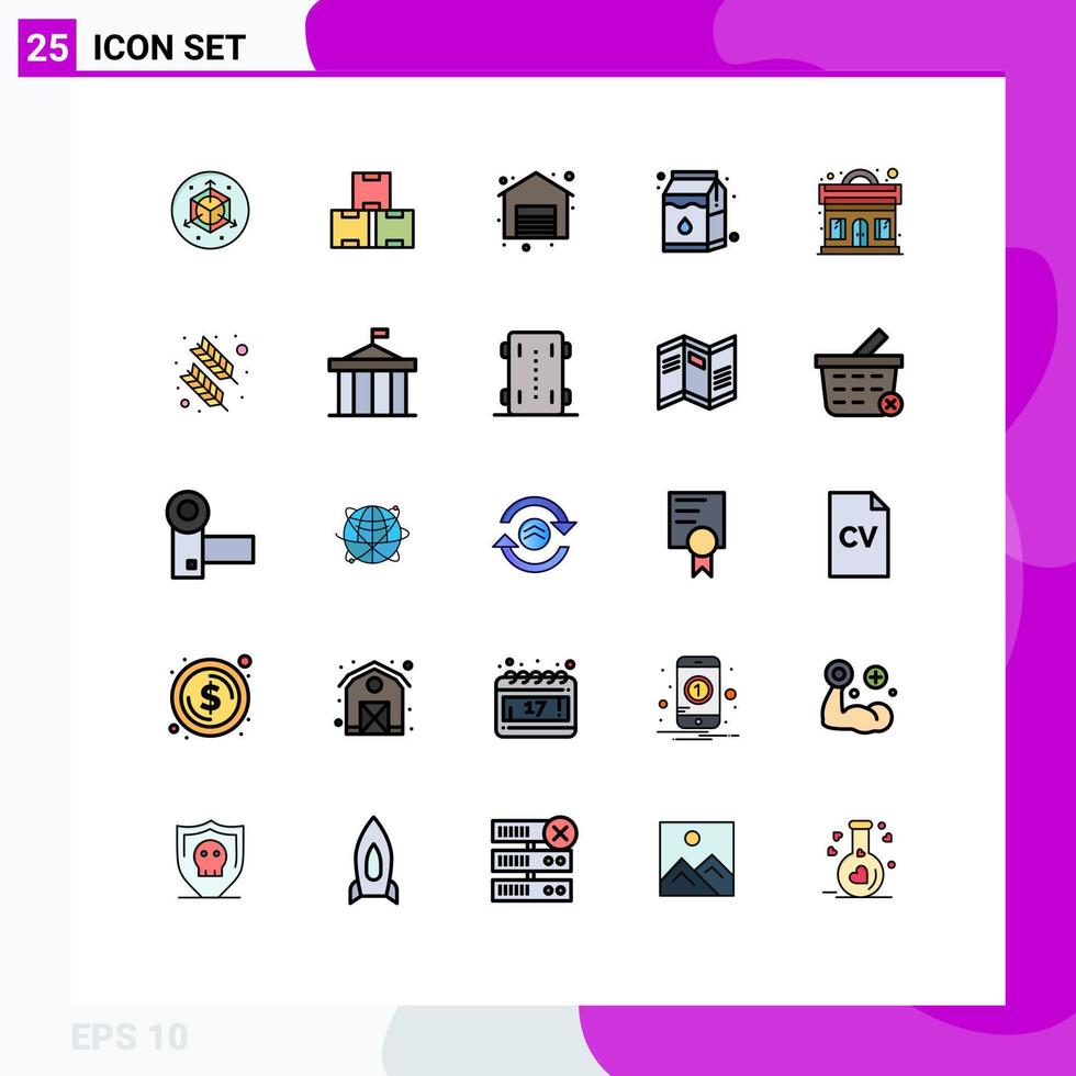 25 Creative Icons Modern Signs and Symbols of feather night shopping music pak Editable Vector Design Elements