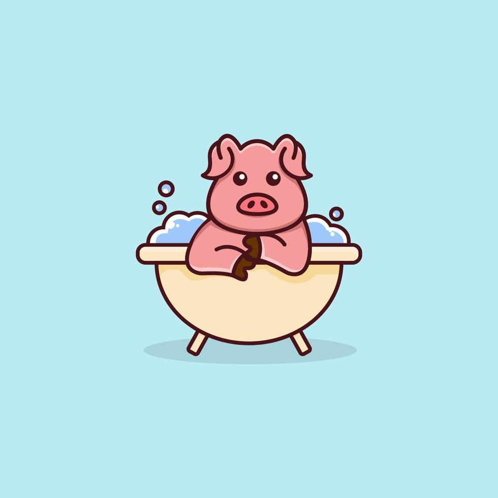 Cute Pig Design vector