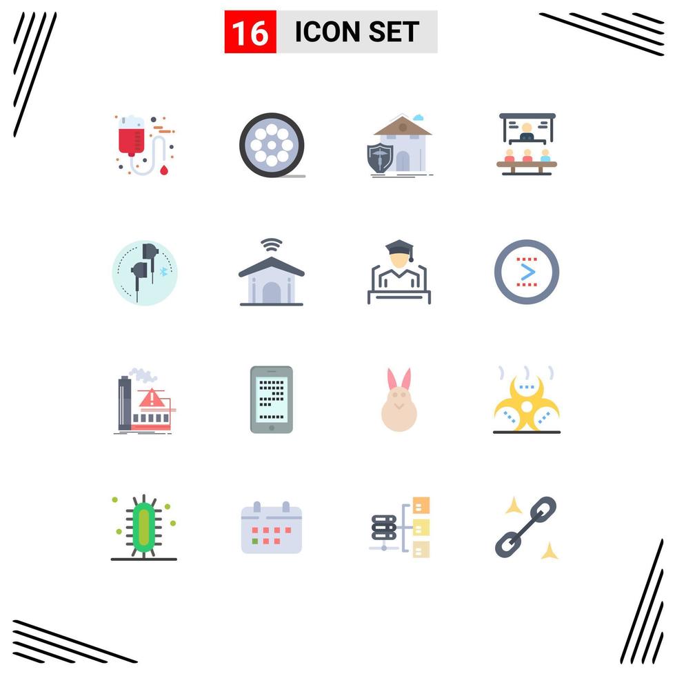 16 Creative Icons Modern Signs and Symbols of people market share web business casualty Editable Pack of Creative Vector Design Elements