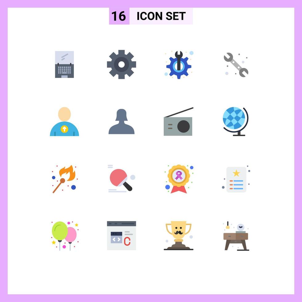 Stock Vector Icon Pack of 16 Line Signs and Symbols for avatar plumbing multimedia plumber fix Editable Pack of Creative Vector Design Elements