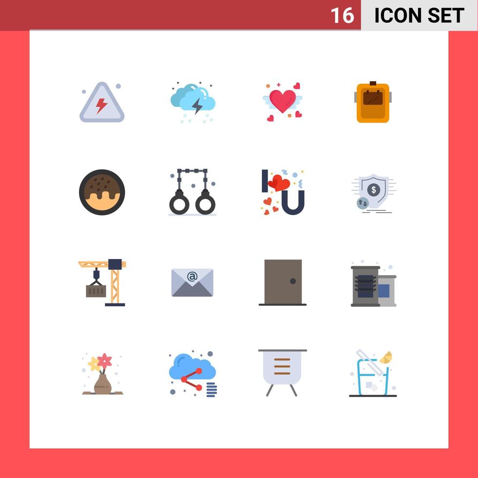 16 iconos creativos signos y símbolos modernos de soldador soldadura máscara meteorológica corazón paquete editable de elementos creativos de diseño de vectores