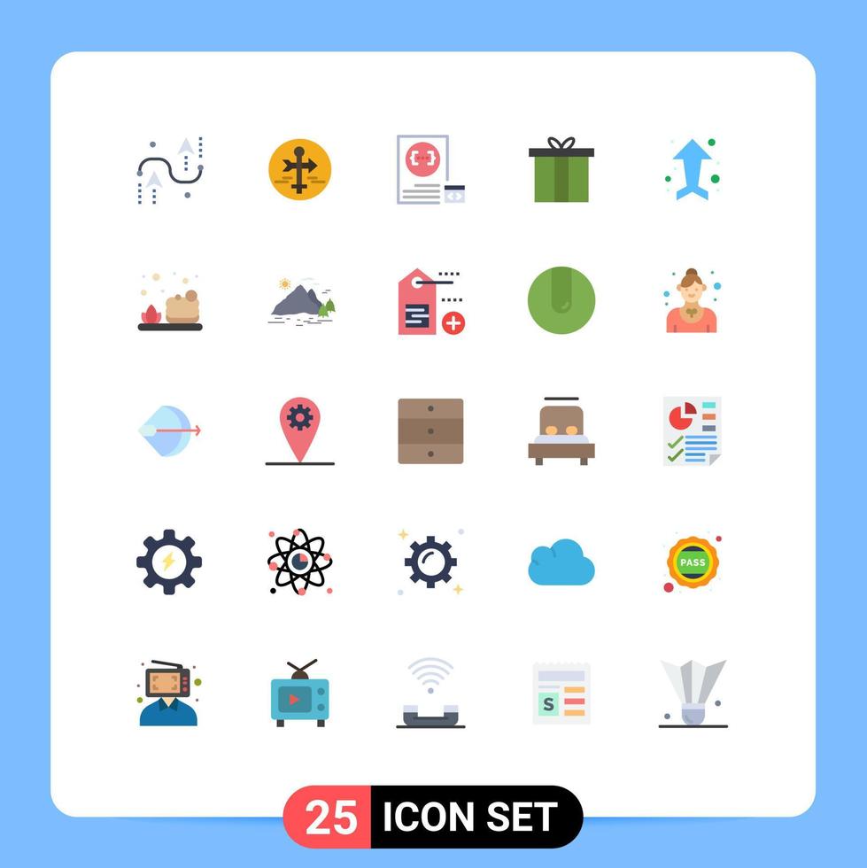 conjunto de 25 iconos de interfaz de usuario modernos signos de símbolos para accesorios de navidad planificación de puntero de mapa desarrollar elementos de diseño vectorial editables vector