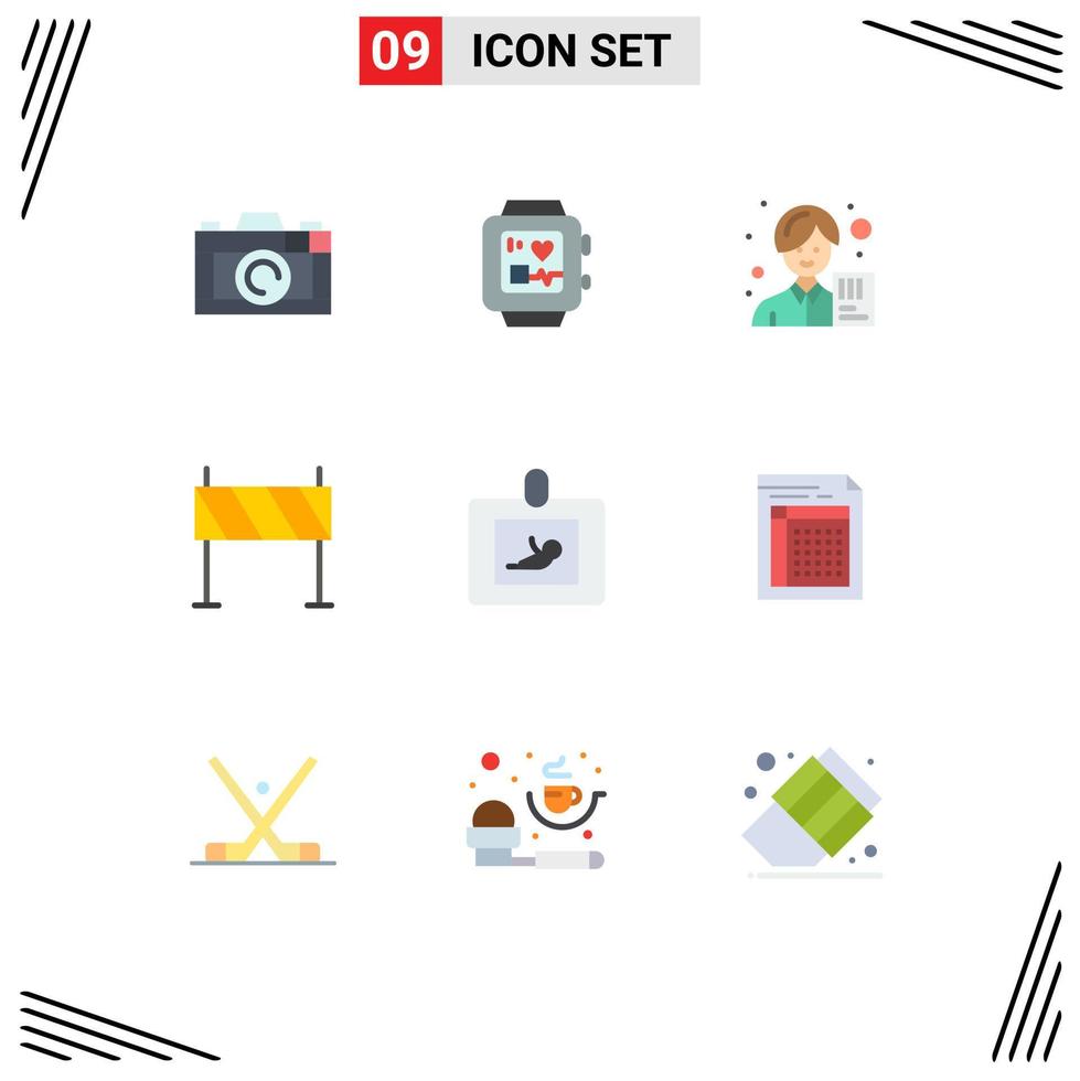 9 Creative Icons Modern Signs and Symbols of diagnostics road asian obstacle buildings Editable Vector Design Elements