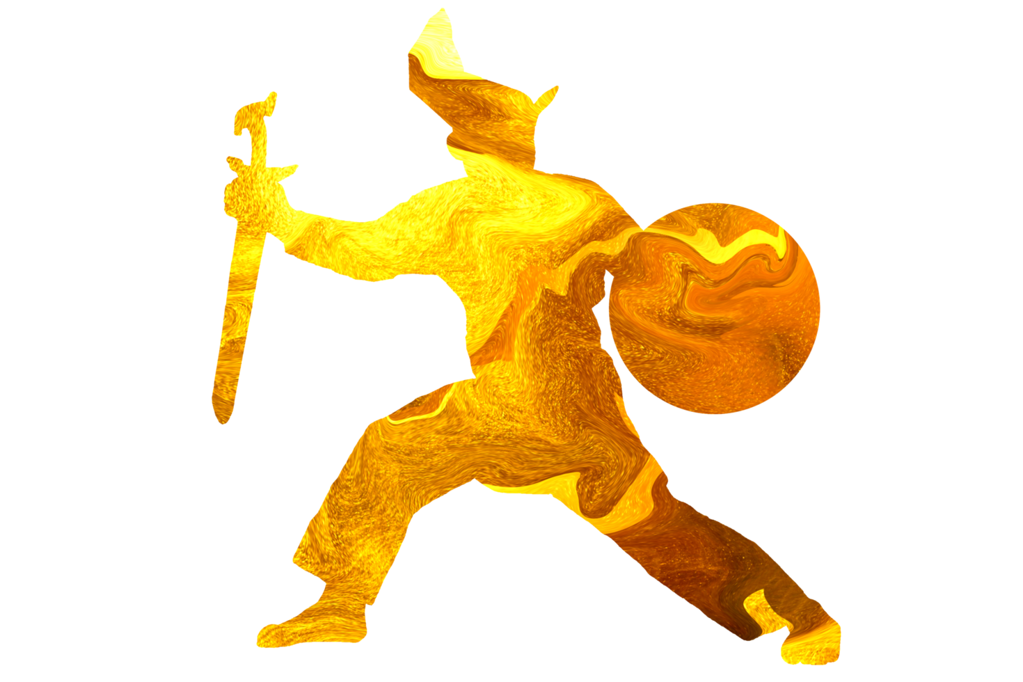 logotipo movimento guerreiro silat segure sundang lâmina e escudo png