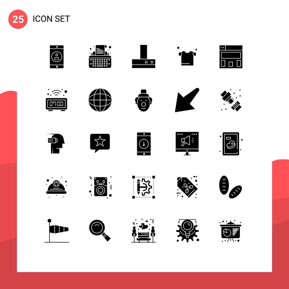 paquete de iconos de vector de stock de 25 signos y símbolos de línea para extractor de diseño digital diseño de gráficos secado de elementos de diseño de vector editables