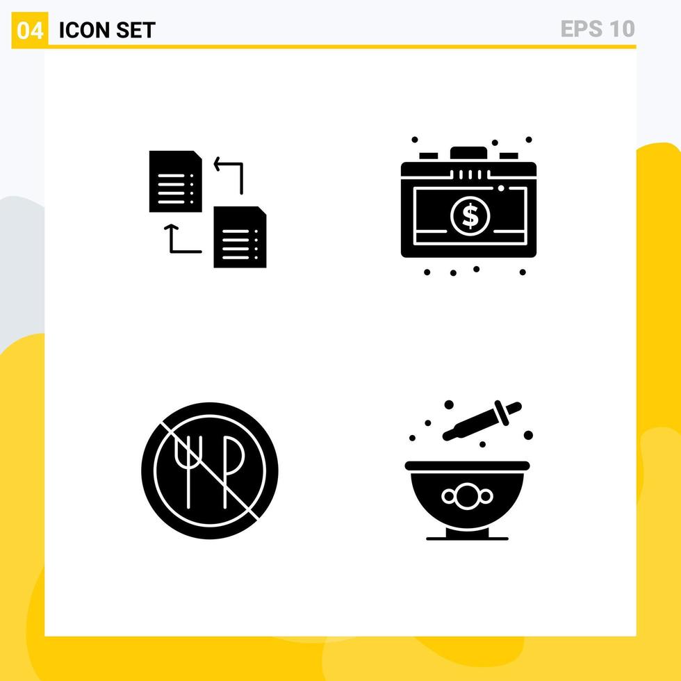 Creative Icons Modern Signs and Symbols of data forbidden scince investment baking Editable Vector Design Elements