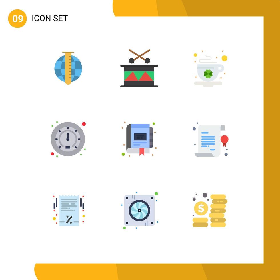 Universal Icon Symbols Group of 9 Modern Flat Colors of digital traffic holiday speed day Editable Vector Design Elements