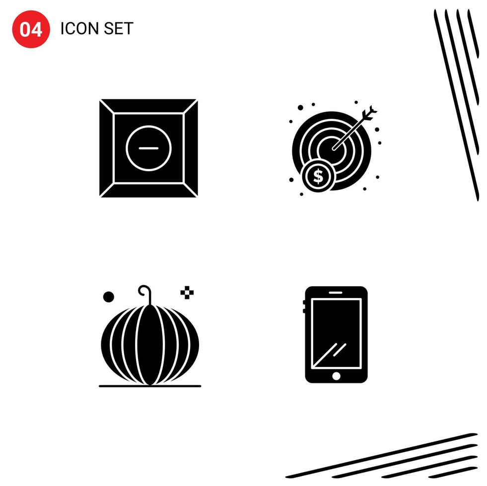 Creative Icons Modern Signs and Symbols of box harvest money cornucopia phone Editable Vector Design Elements
