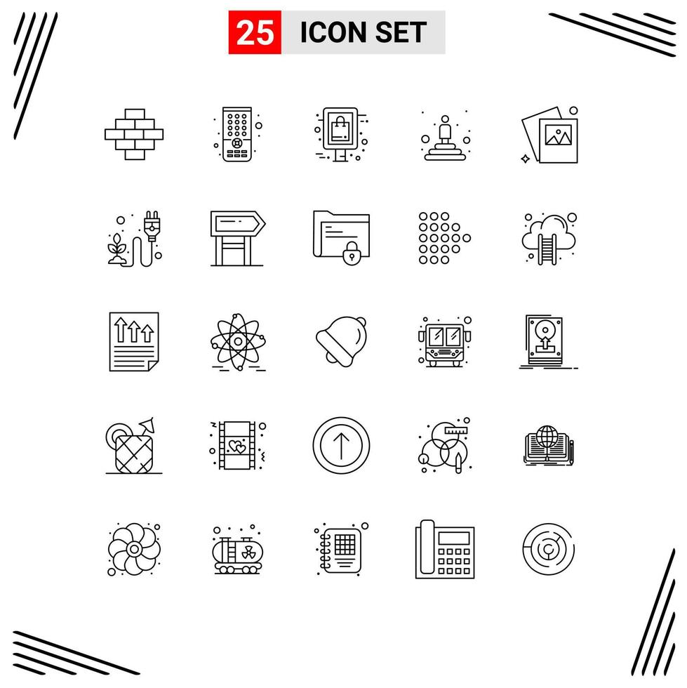 25 Creative Icons Modern Signs and Symbols of ecological image offer gallery professional Editable Vector Design Elements
