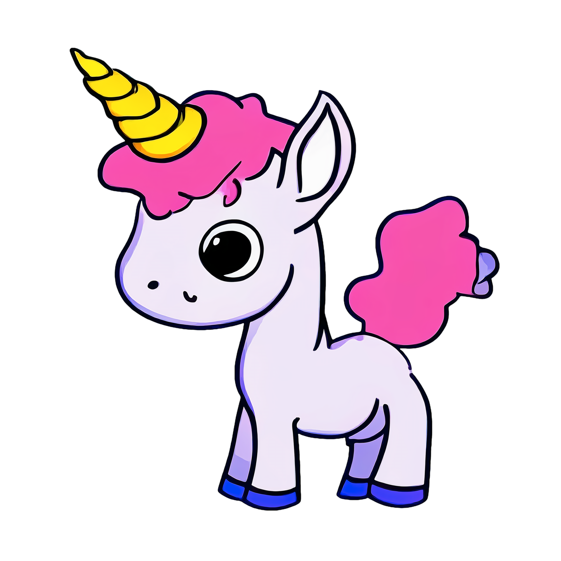 Free Cute unicorn for kids 17915193 PNG with Transparent Background
