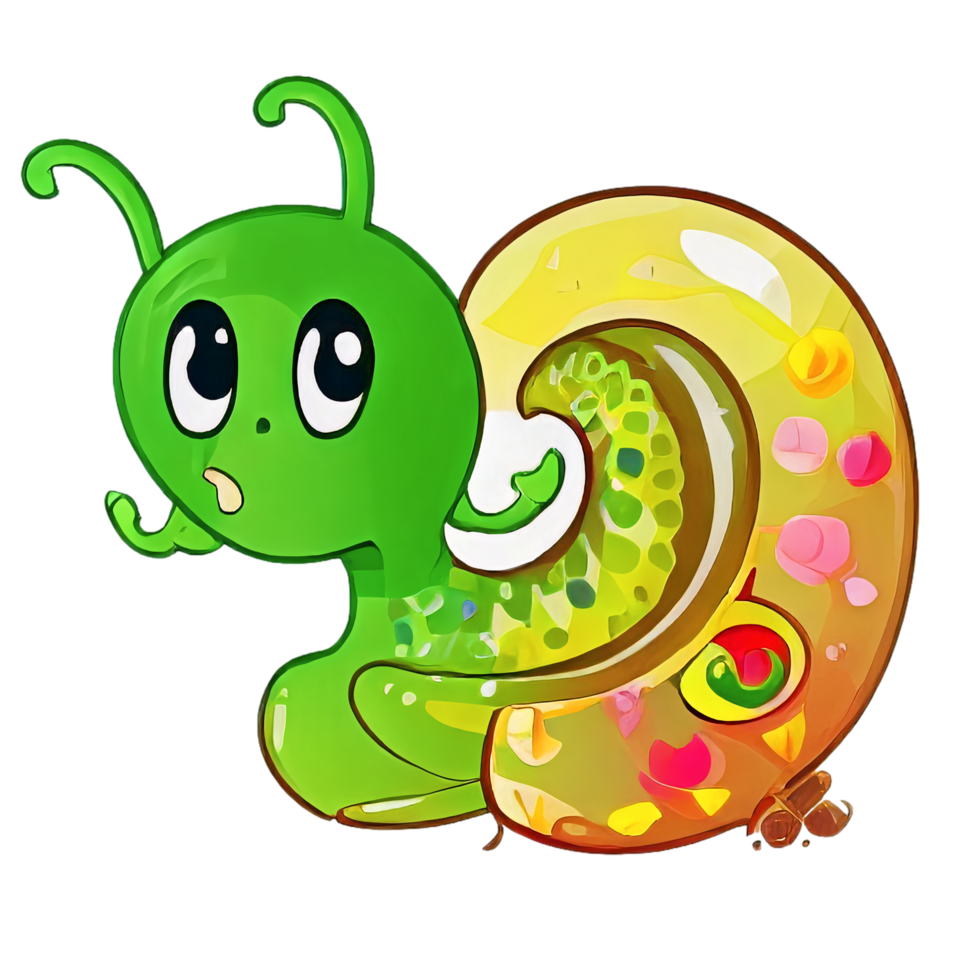 lindo caracol joven png