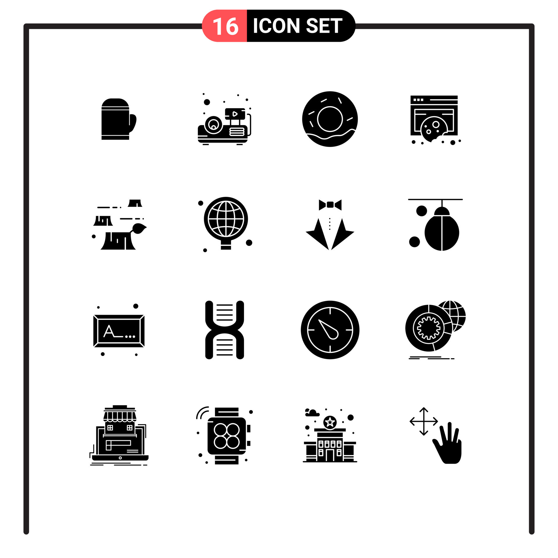 16 Creative Icons Modern Signs and Symbols of destruction damage donuts  privacy data Editable Vector Design Elements 17915981 Vector Art at Vecteezy