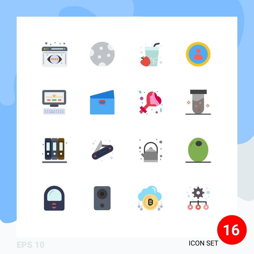 Stock Vector Icon Pack of 16 Line Signs and Symbols for keayboard computer apple user interface Editable Pack of Creative Vector Design Elements