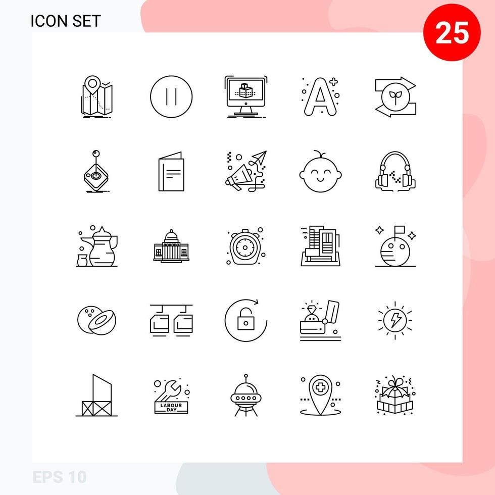 Pack of 25 creative Lines of arrow education stop a sketch Editable Vector Design Elements