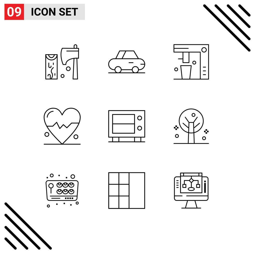 9 Creative Icons Modern Signs and Symbols of safe deposit drink science beat Editable Vector Design Elements
