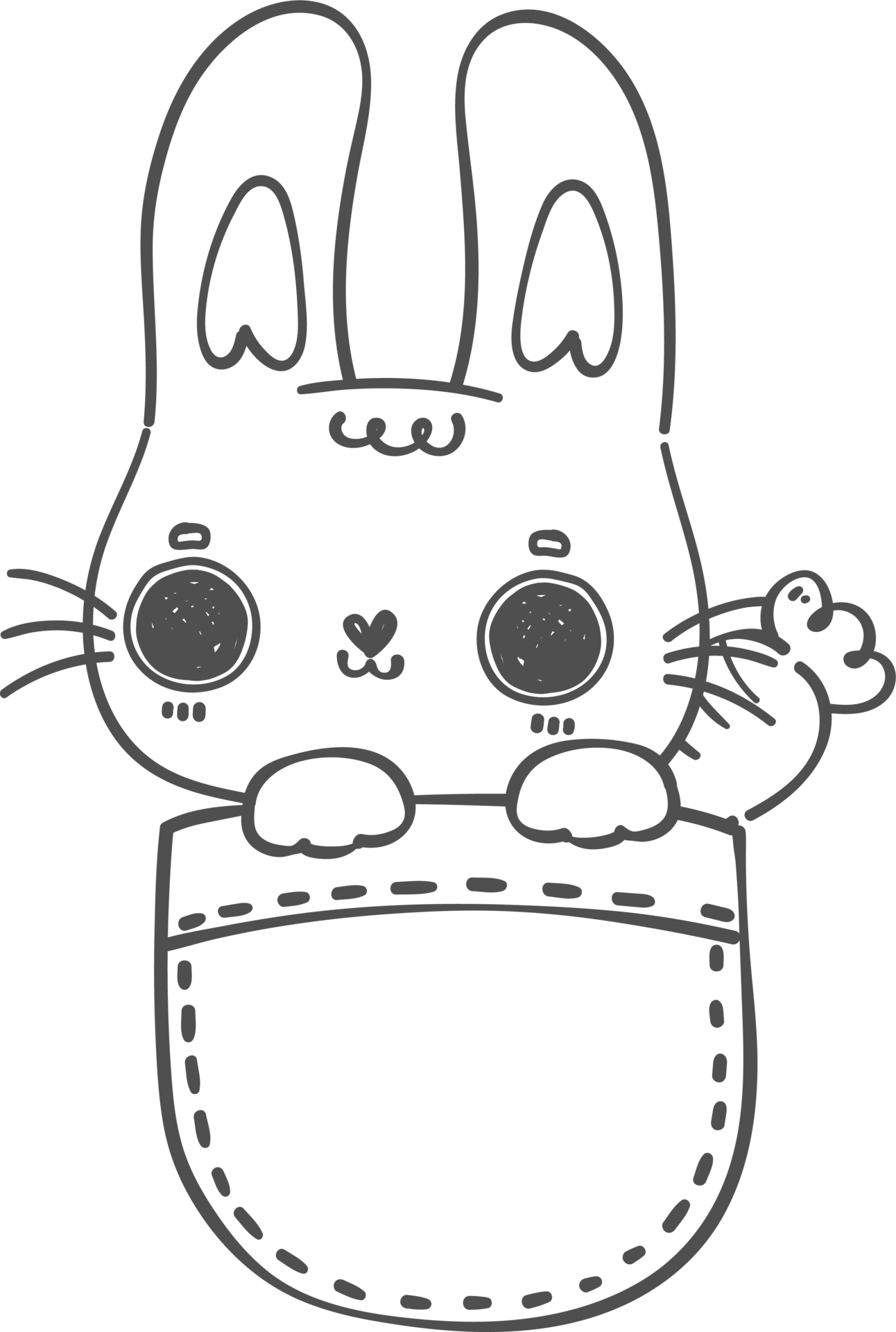 Desenho De Páginas Para Colorir Kawaii Fofas Esboço Vetor PNG