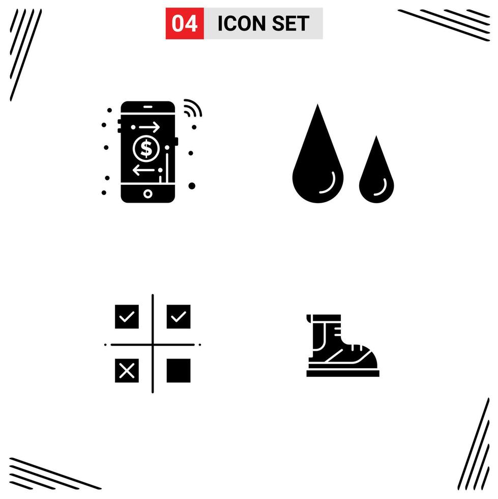 Modern Set of Solid Glyphs Pictograph of arrow priorities biology science production Editable Vector Design Elements