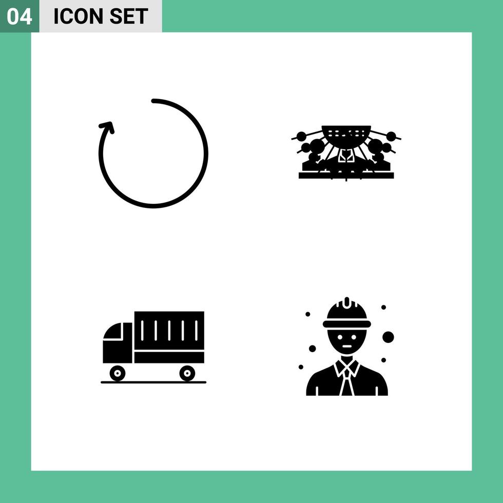 Solid Glyph concept for Websites Mobile and Apps arrow delivery allocation management transport Editable Vector Design Elements