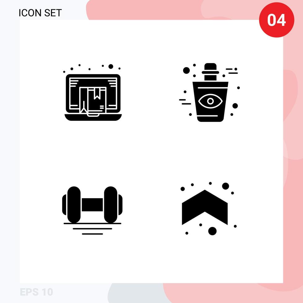 Solid Glyph concept for Websites Mobile and Apps box halloween commerce blood fitness Editable Vector Design Elements
