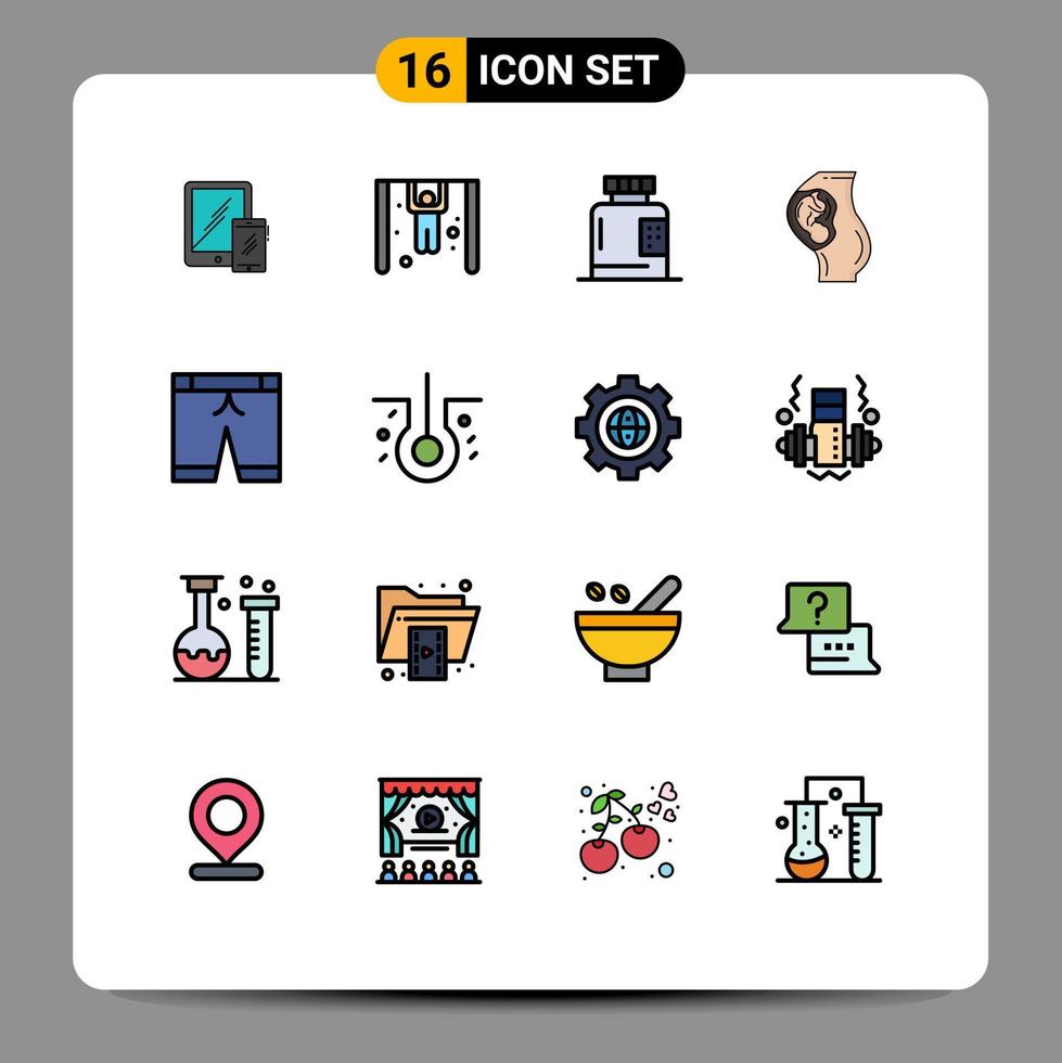 16 Creative Icons Modern Signs and Symbols of mother baby bottle pregnant health Editable Creative Vector Design Elements