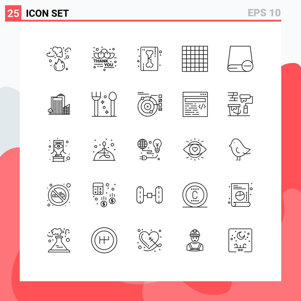 Modern Set of 25 Lines Pictograph of drive computers thanksgiving layout skeletonxC ray Editable Vector Design Elements