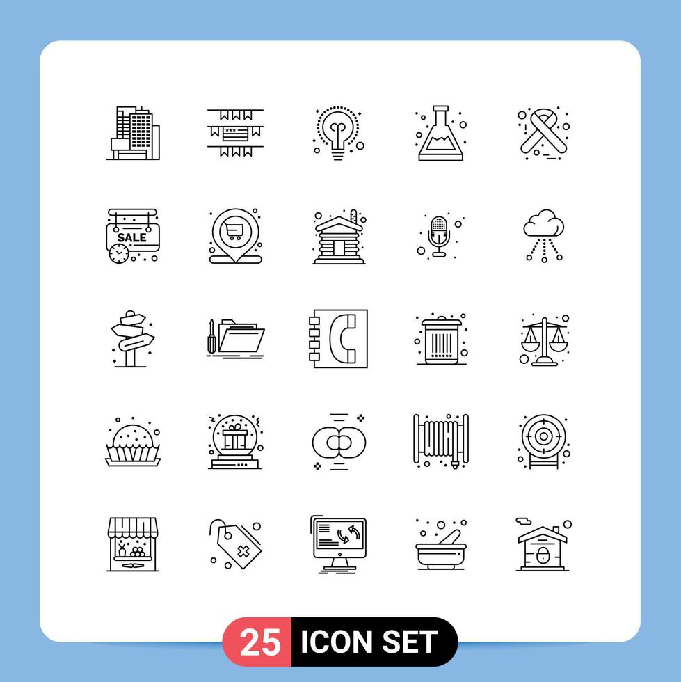 Set of 25 Modern UI Icons Symbols Signs for limited medical idea hospital study Editable Vector Design Elements