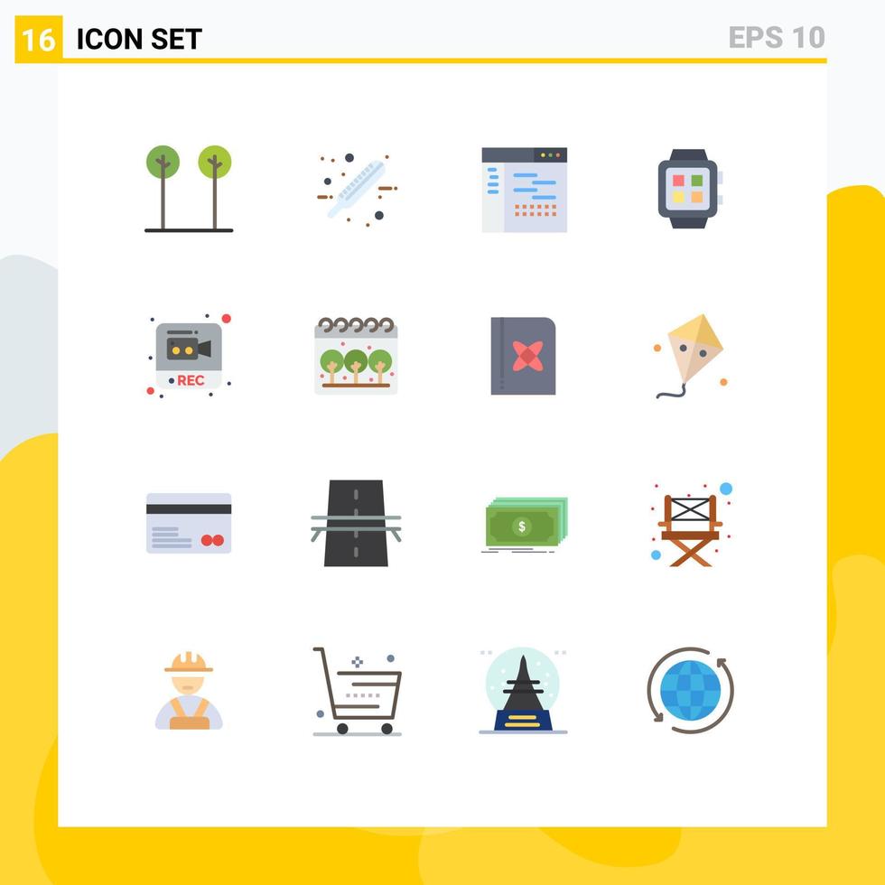 paquete de iconos de vector de stock de 16 signos y símbolos de línea para ver código inteligente fuente de inicio paquete editable de elementos de diseño de vector creativo