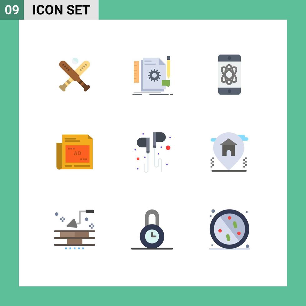 9 Creative Icons Modern Signs and Symbols of free paper support ad tech Editable Vector Design Elements