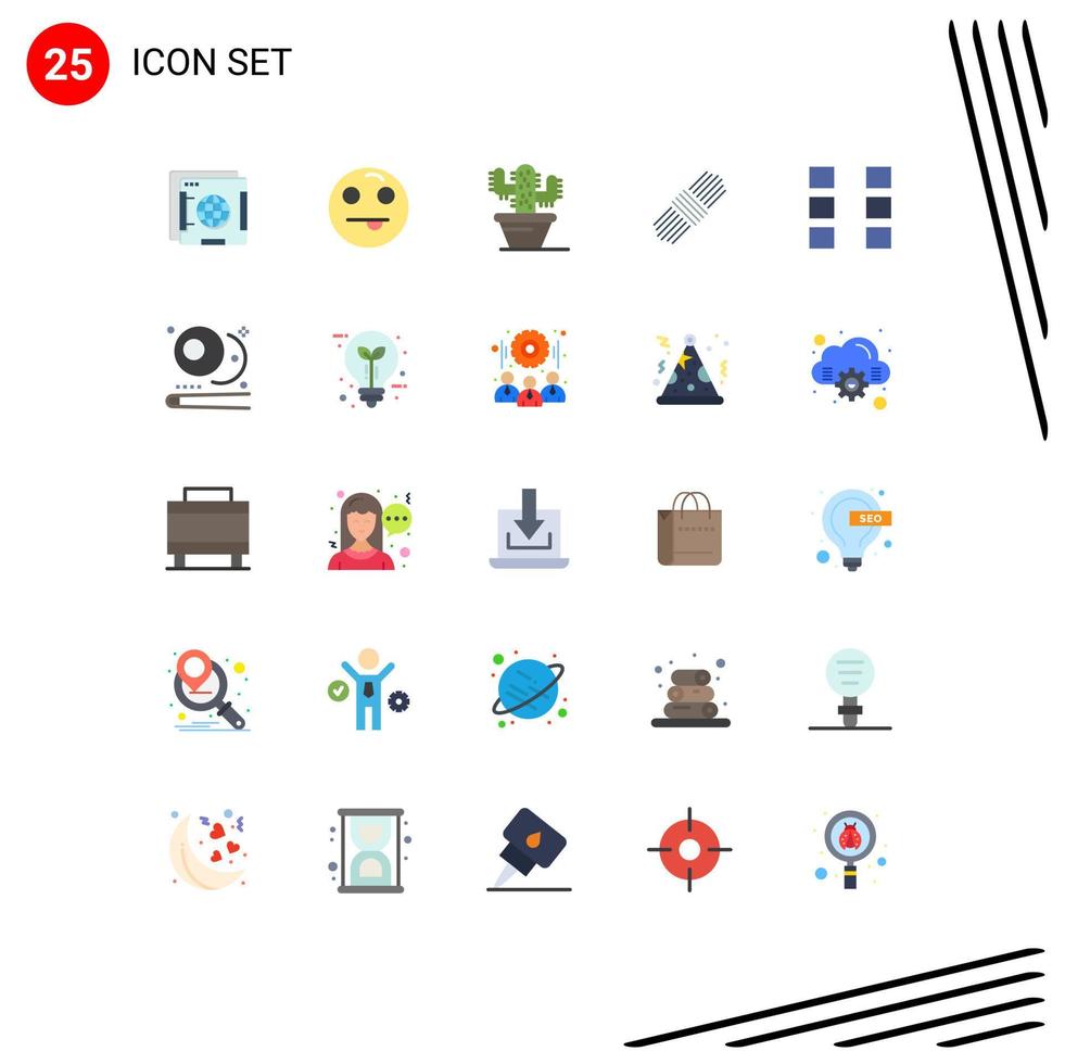 25 Creative Icons Modern Signs and Symbols of billiards ux nature ui set Editable Vector Design Elements