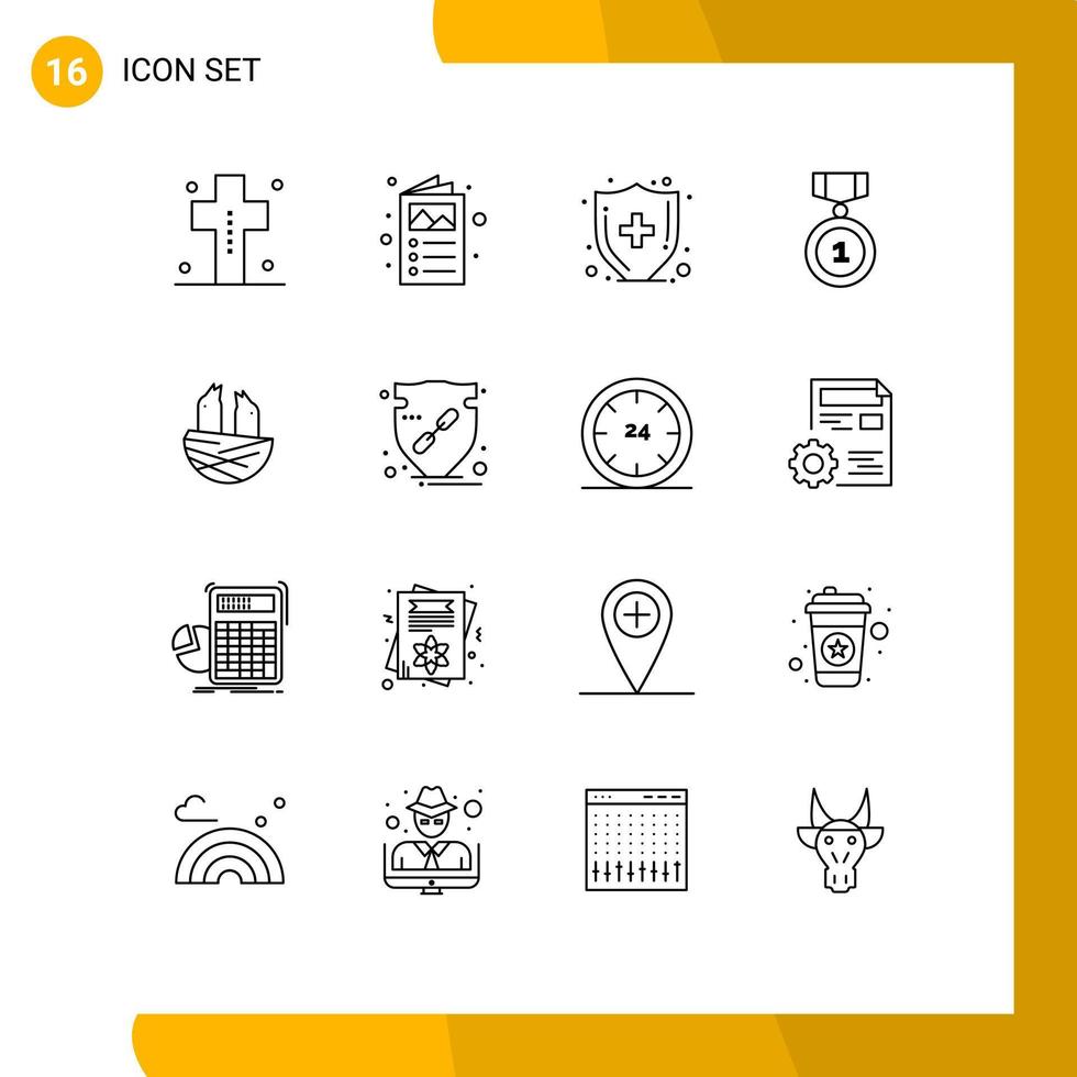 16 Thematic Vector Outlines and Editable Symbols of bird position catalogue insignia best Editable Vector Design Elements
