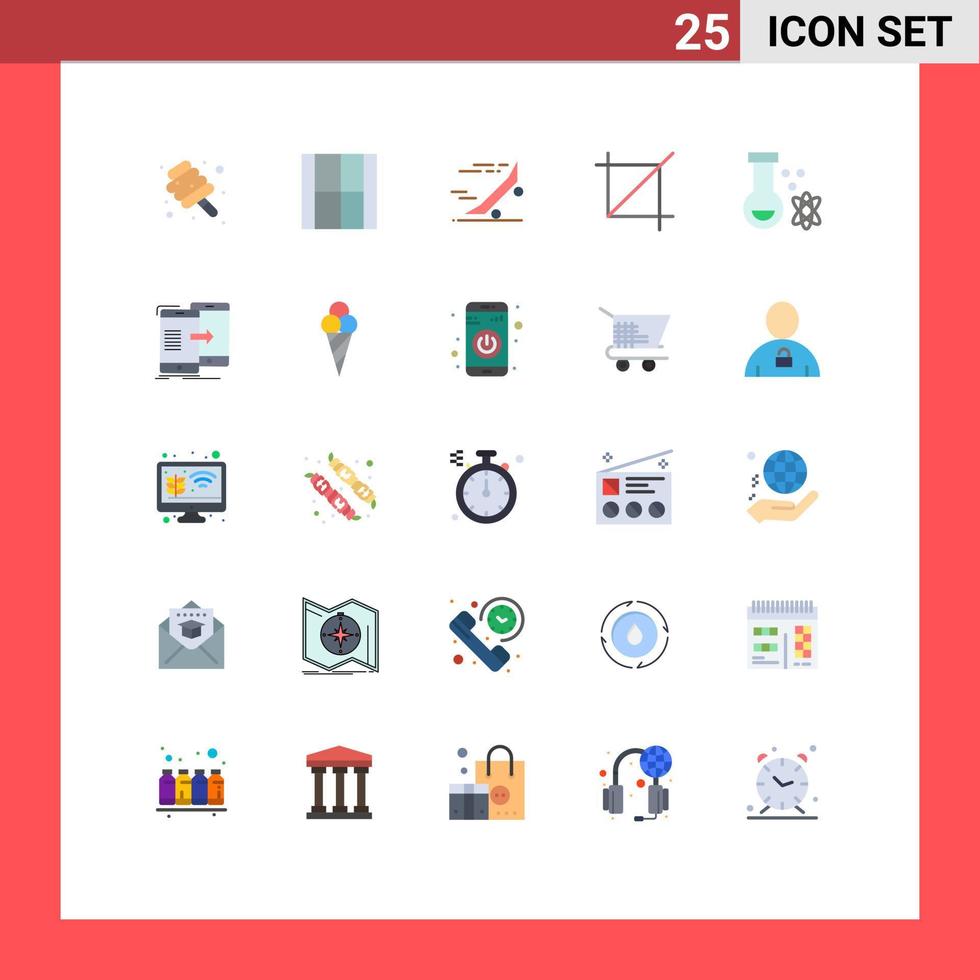 25 Creative Icons Modern Signs and Symbols of tool screen layout crop skate board Editable Vector Design Elements