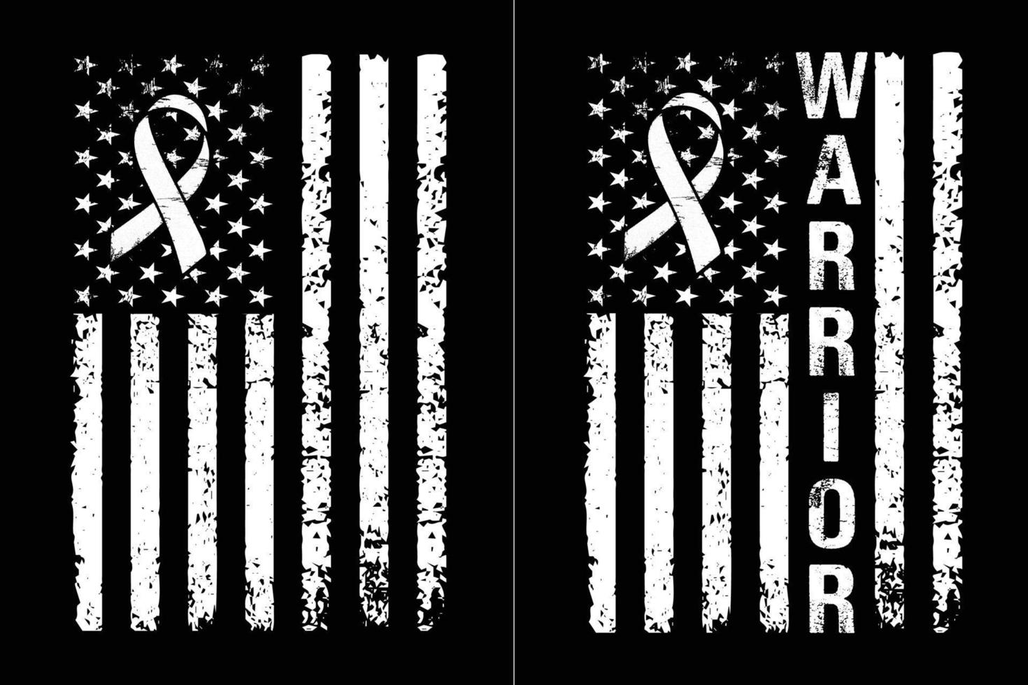 Cancer Awareness Flag Design vector