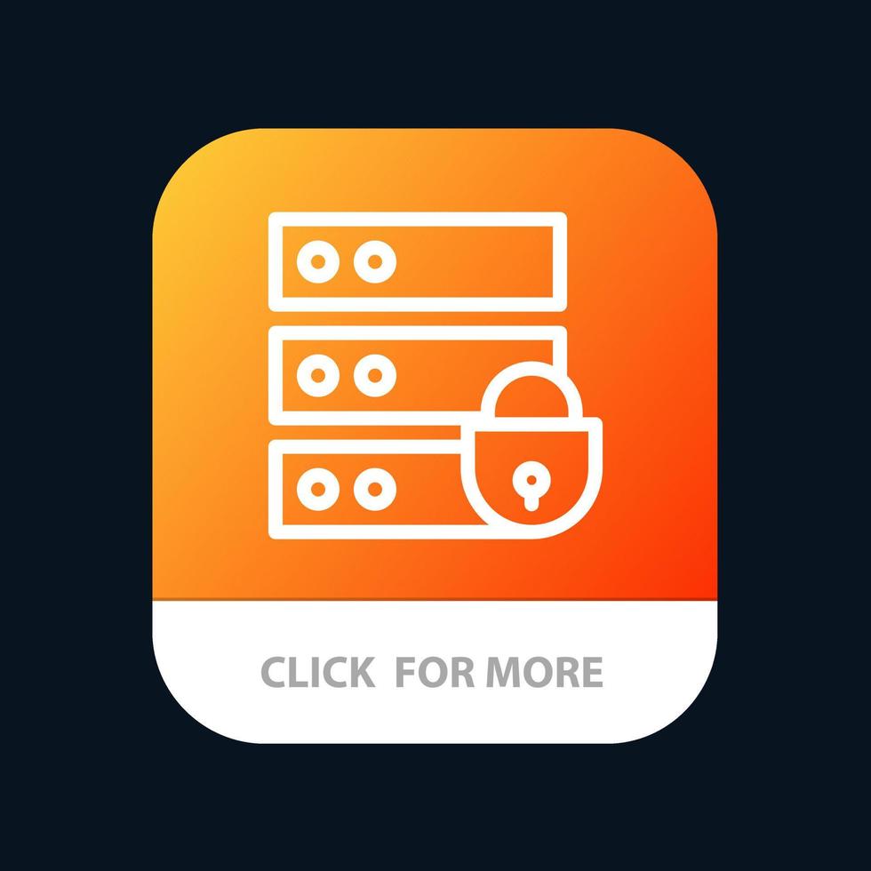 Device Electronic Internet Security Key Mobile App Button Android and IOS Line Version vector