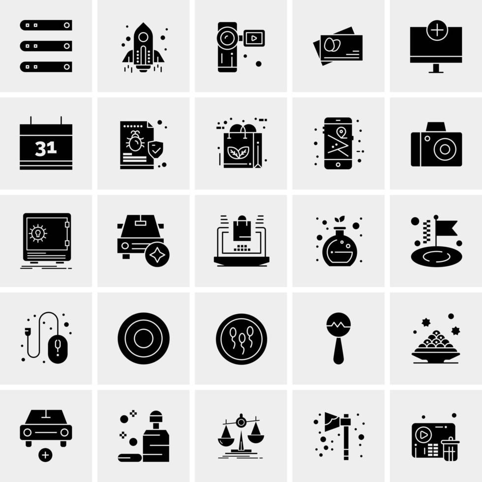25 Universal Business Icons Vector Creative Icon Illustration to use in web and Mobile Related project
