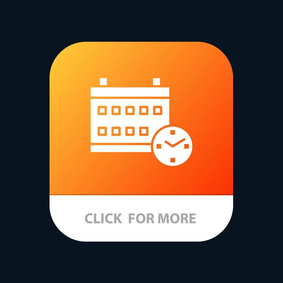 Calendar Day Date Education Mobile App Icon Design vector