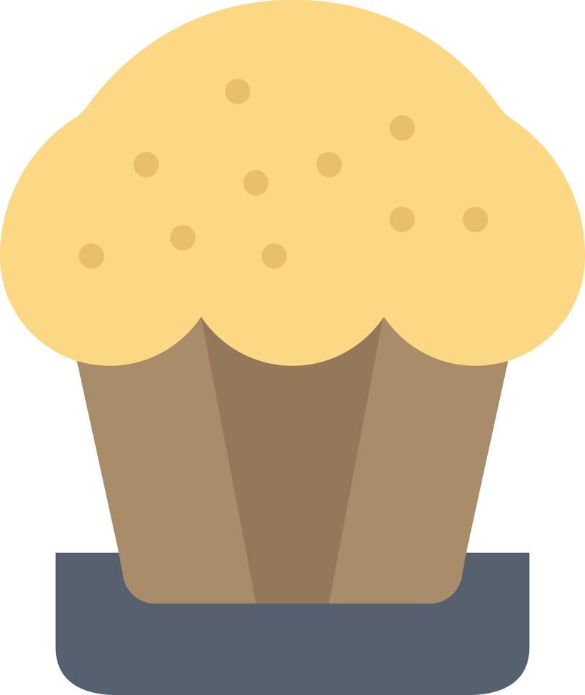 Cake Cup Food Easter  Flat Color Icon Vector icon banner Template
