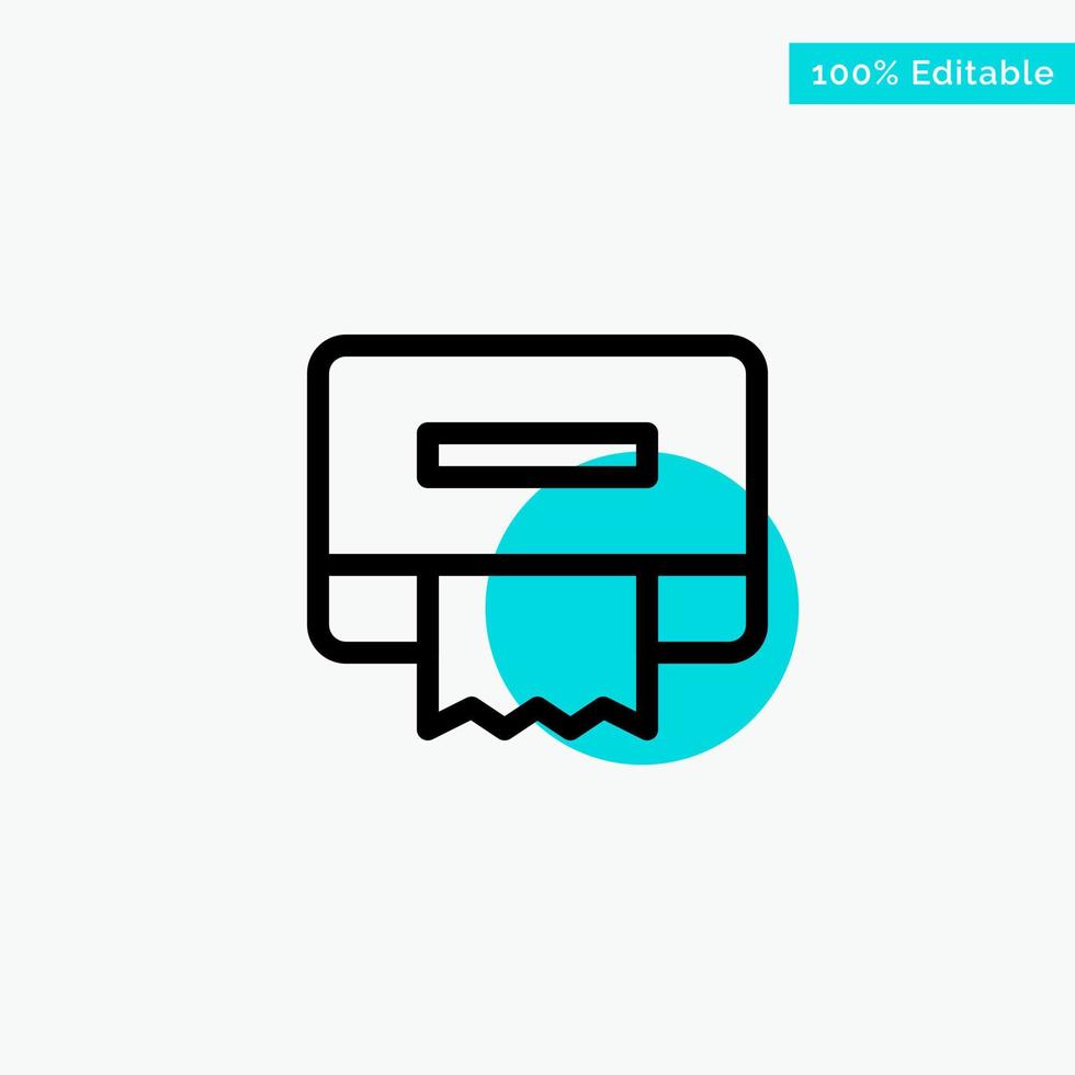 Cleaning Paper Tissue turquoise highlight circle point Vector icon