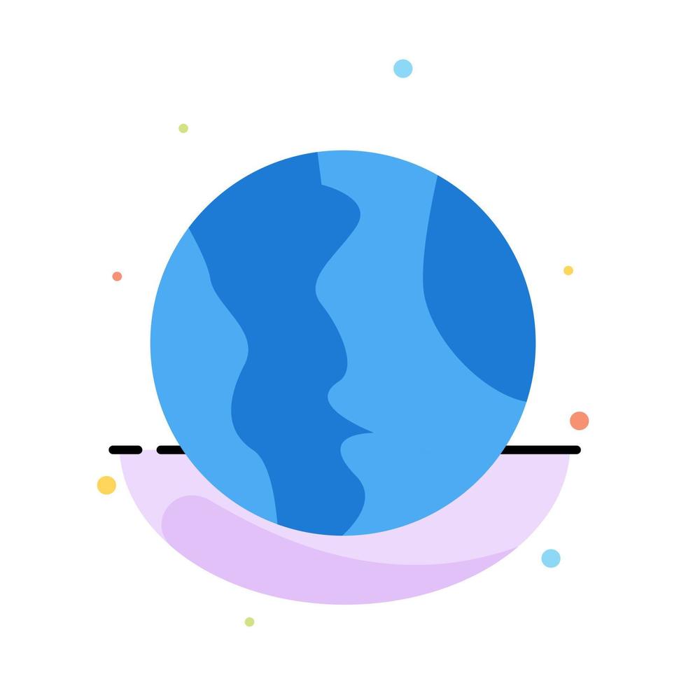 mapa de ubicación global geografía mundial plantilla de icono de color plano abstracto vector