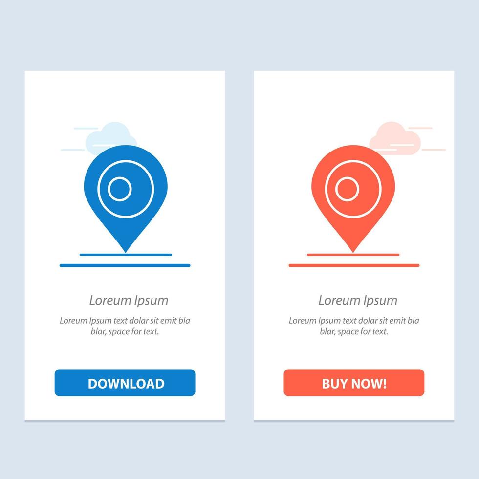 Location Map Bangladesh  Blue and Red Download and Buy Now web Widget Card Template vector