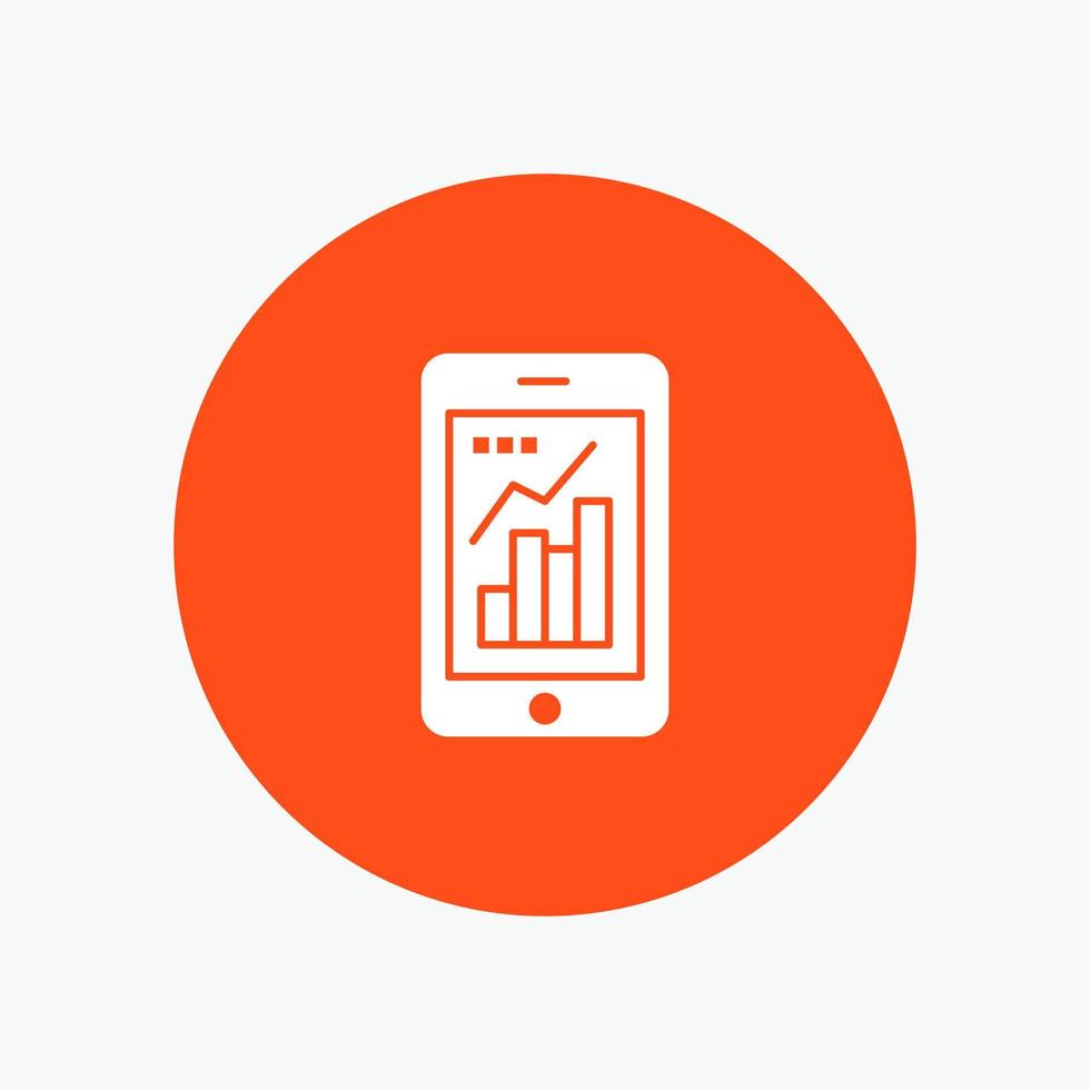 Graph Analytics Info graphic Mobile Mobile Graph vector