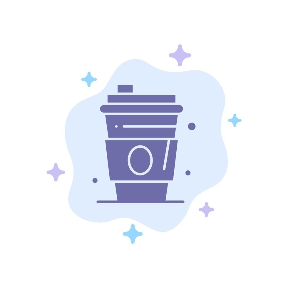 Alcohol Drink Juice Usa Blue Icon on Abstract Cloud Background vector